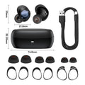 Baseus Bowie MA10 Pro Wireless Earphones 48dB Active Noise Cancellation  5.3 Earbuds 40H Battery Life IPX6 Waterproof