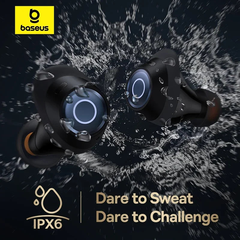 Baseus Bowie MA10 Pro Wireless Earphones 48dB Active Noise Cancellation  5.3 Earbuds 40H Battery Life IPX6 Waterproof