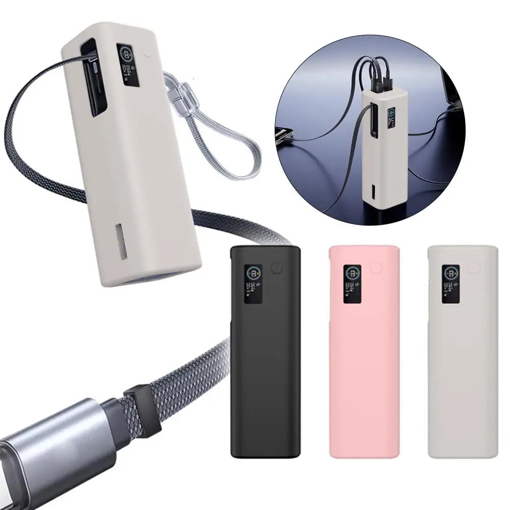 protector de silicona para power bank Baseus 25000mAh Power Bank Silicon Case Bag Anti-collision Anti-touch 360° All-round Protection Sleeve Carrying Travel Case
